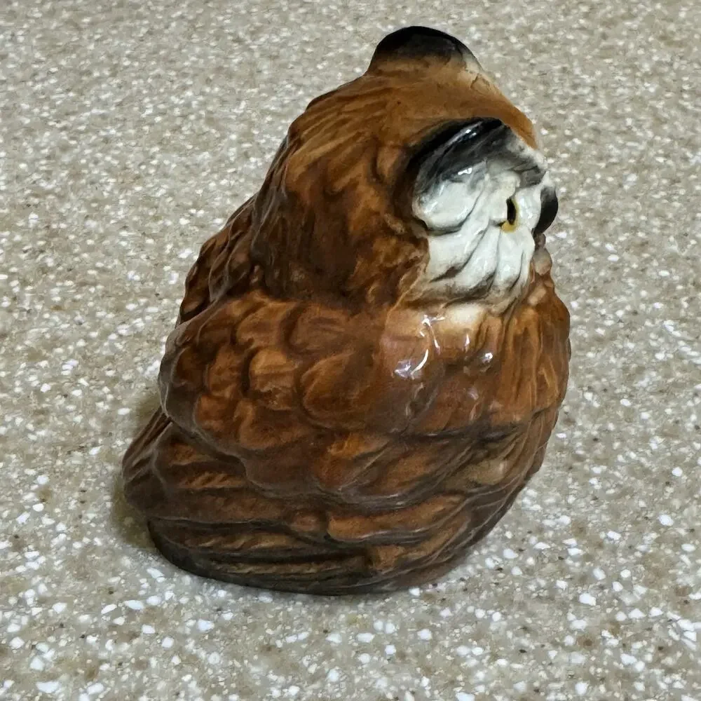 Goebel West Germany Porcelain Owl Figurine Bird 38318-08 Vintage Collectible